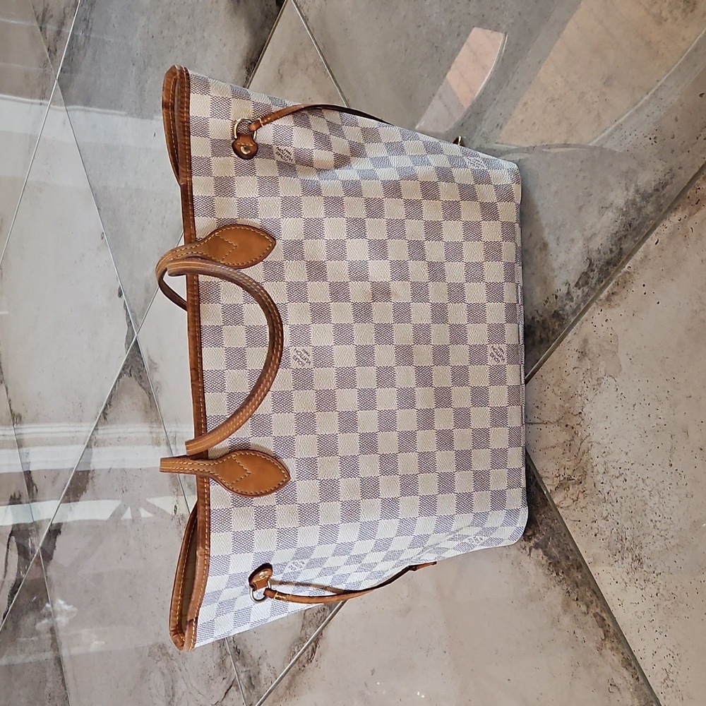 SOLD Louis Vuitton Neverfull MM Damier Azure